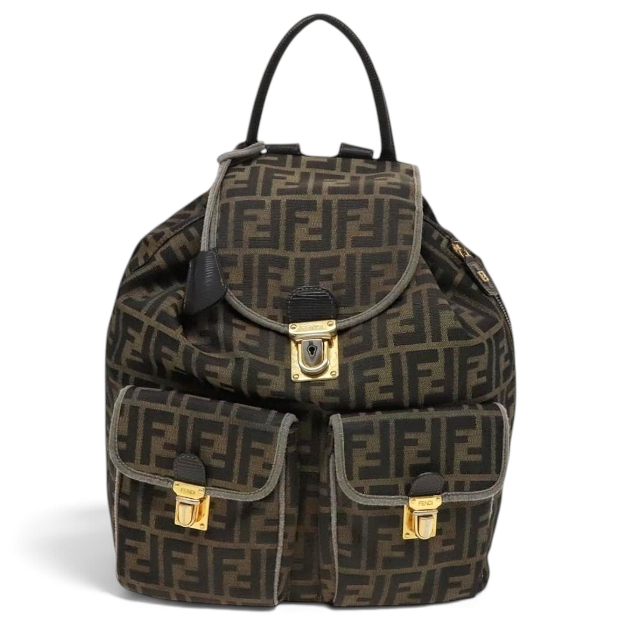 Leather backpack
