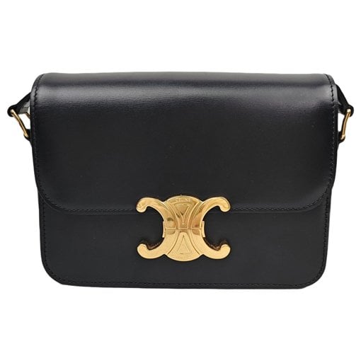 Triomphe leather handbag