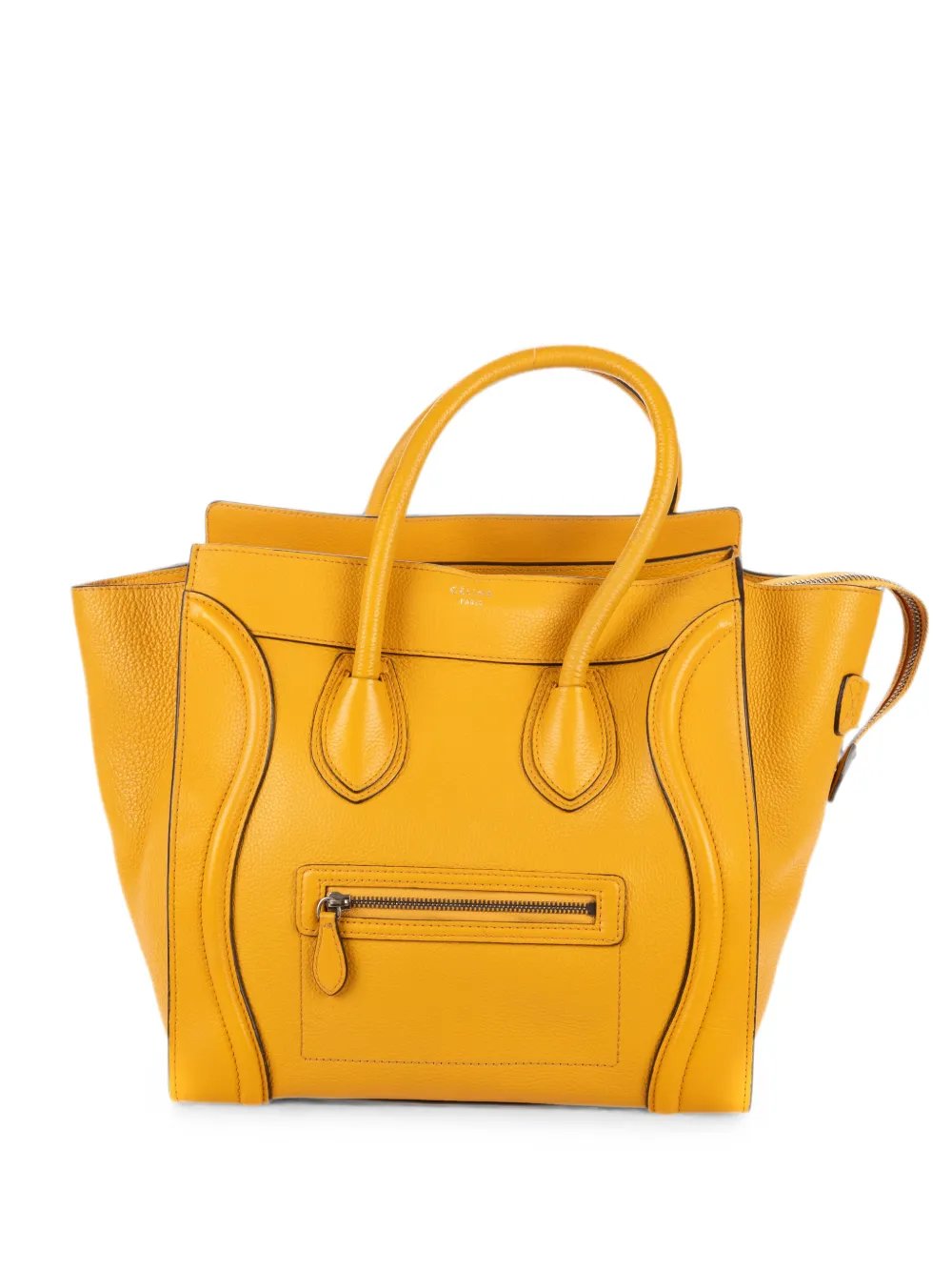 Luggage leather tote bag