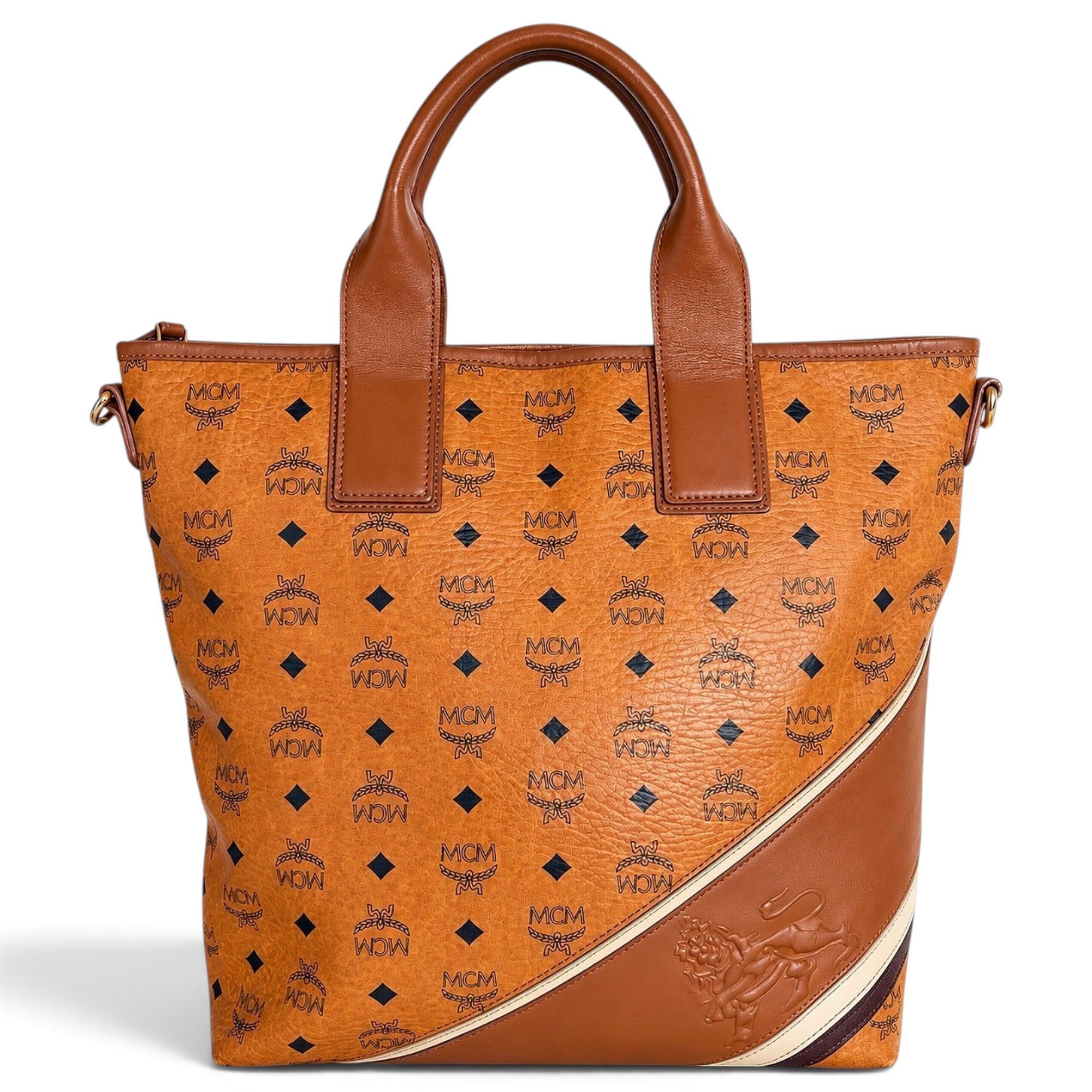 Leather tote