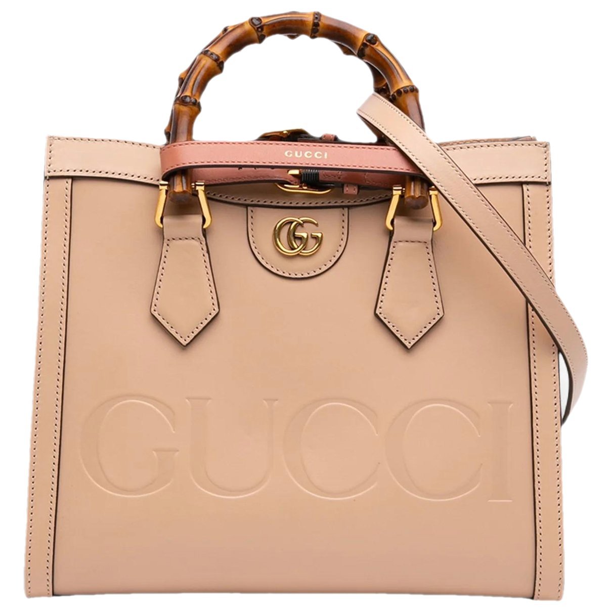 Gucci Bamboo leather satchel