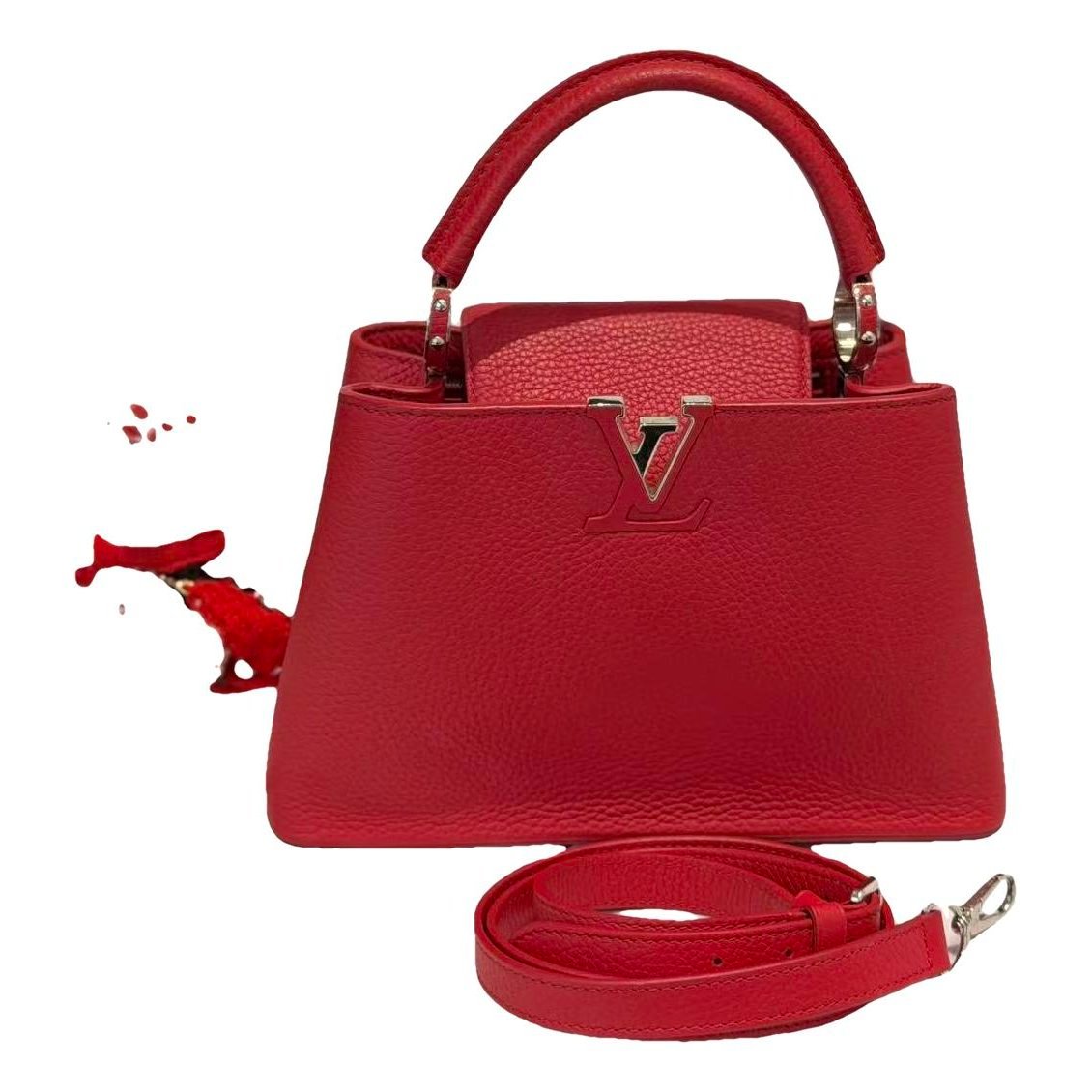 Capucines leather handbag