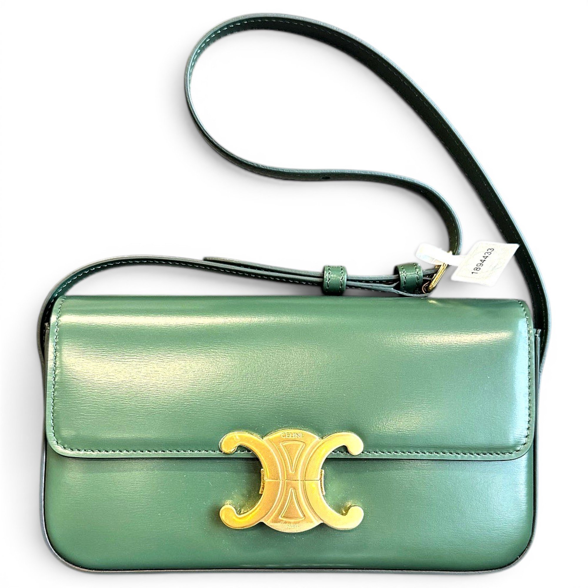Triomphe Long leather handbag