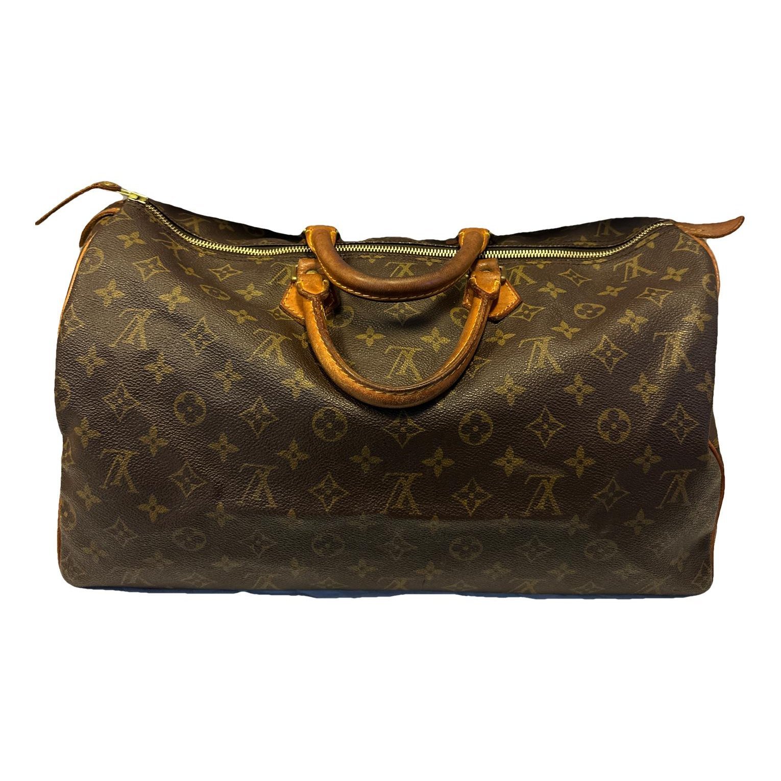 Leather travel bag