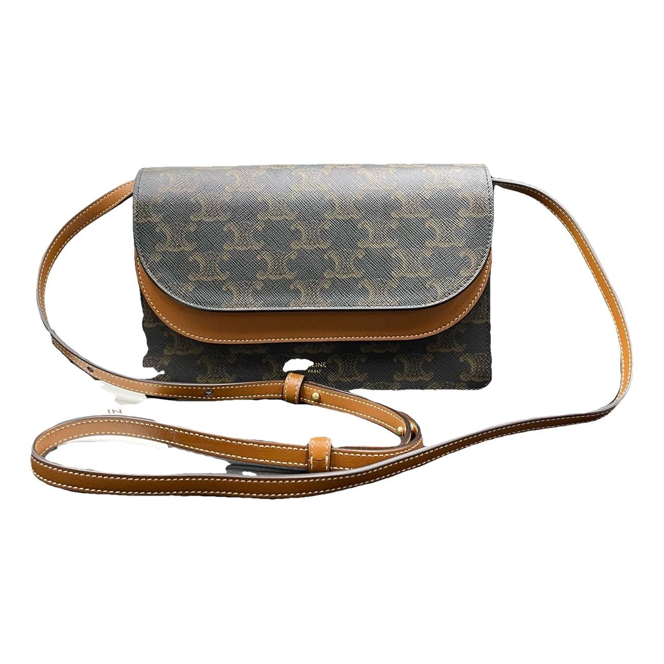 Triomphe leather handbag