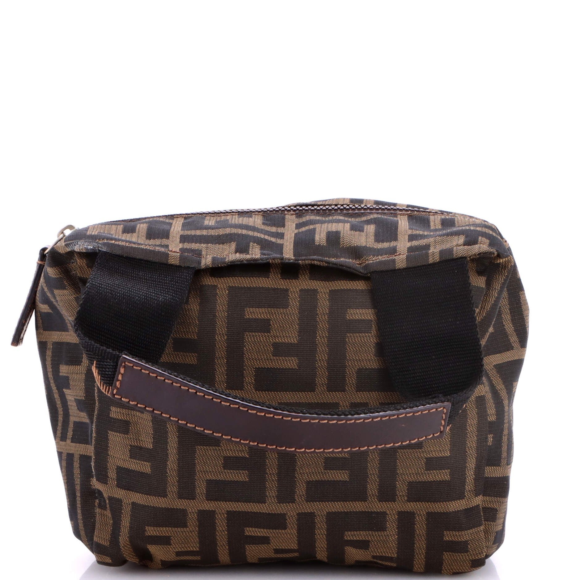 Vintage 1925 Cosmetic Tote Zucca Canvas Mini