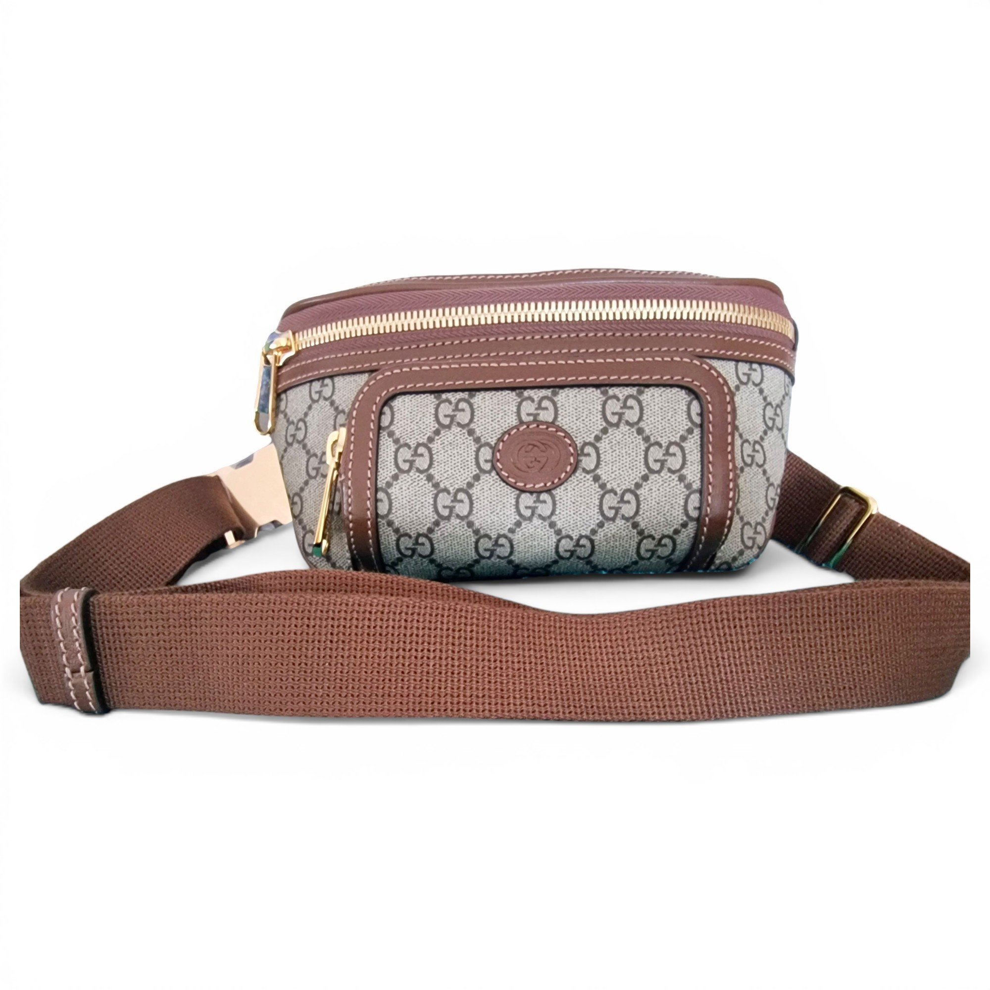 Vinyl crossbody bag