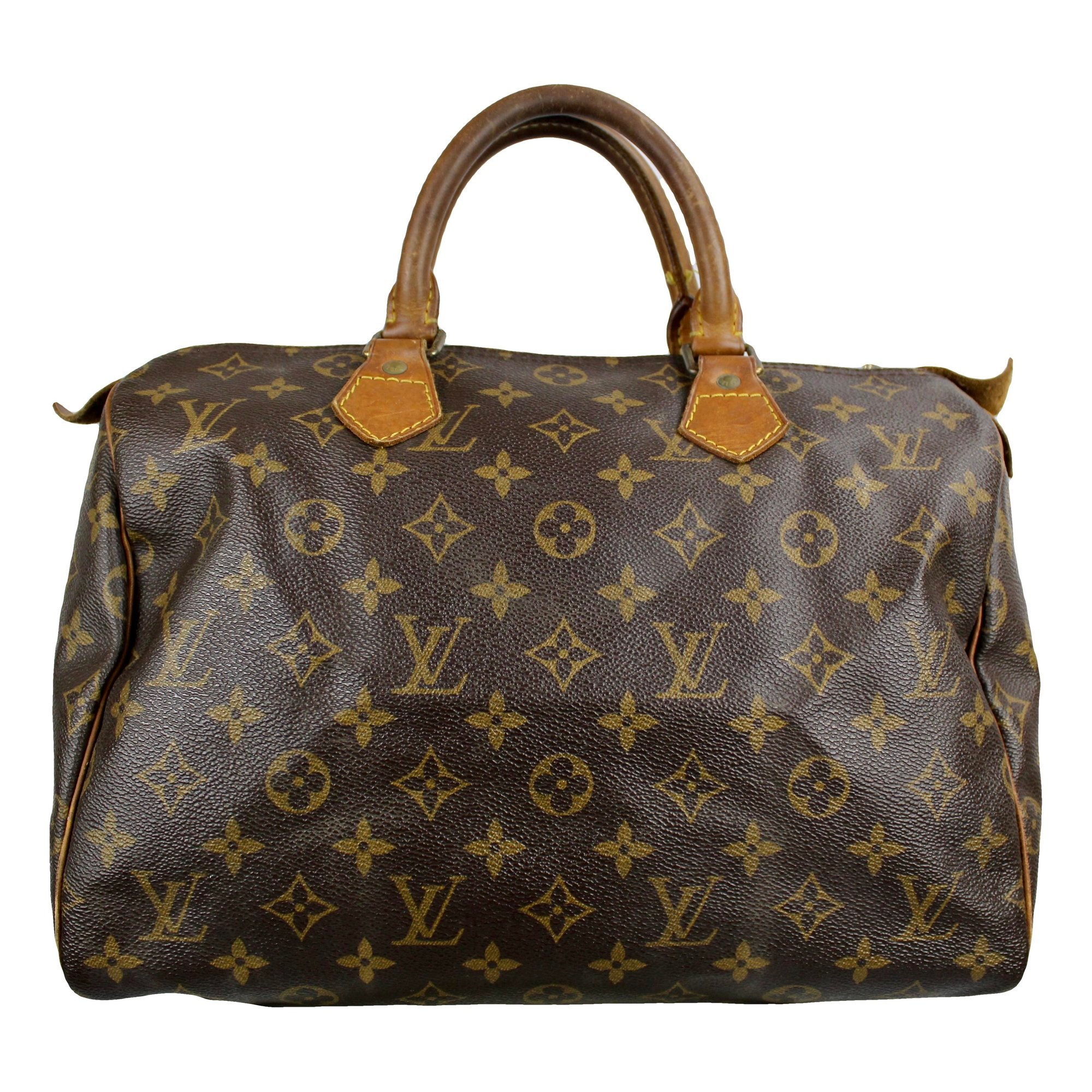 Speedy leather handbag