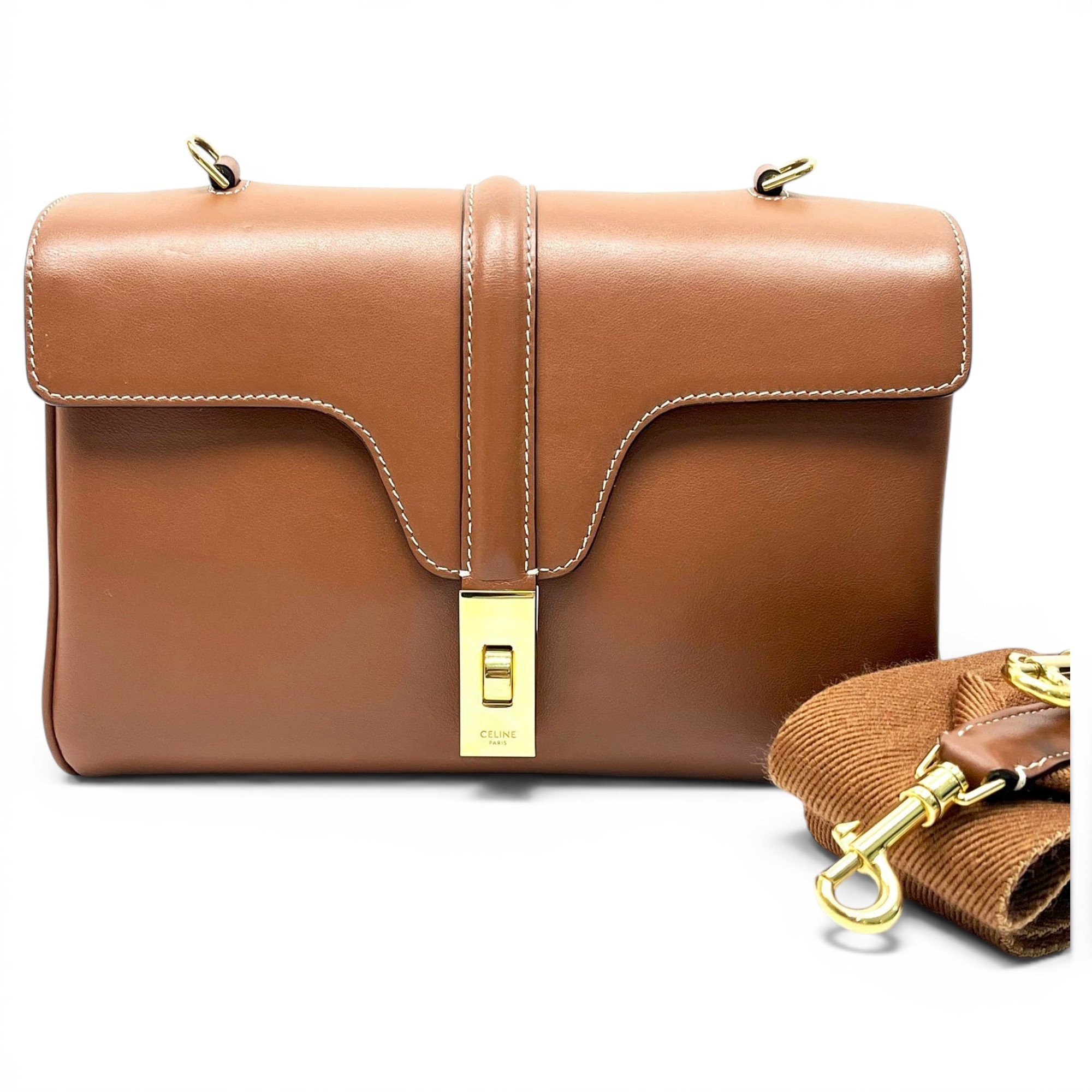Sac 16 leather handbag