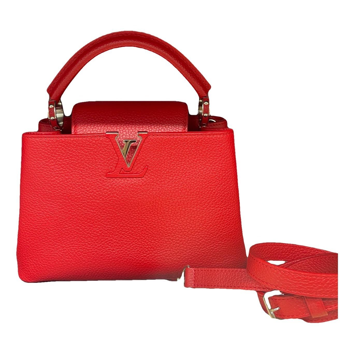 Capucines leather handbag