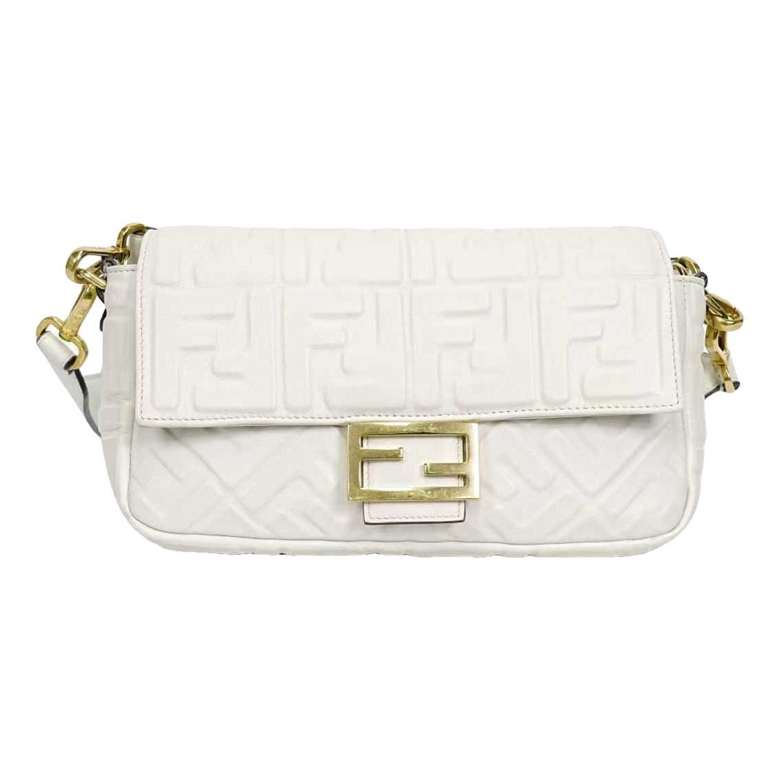 Baguette Chain Midi leather handbag