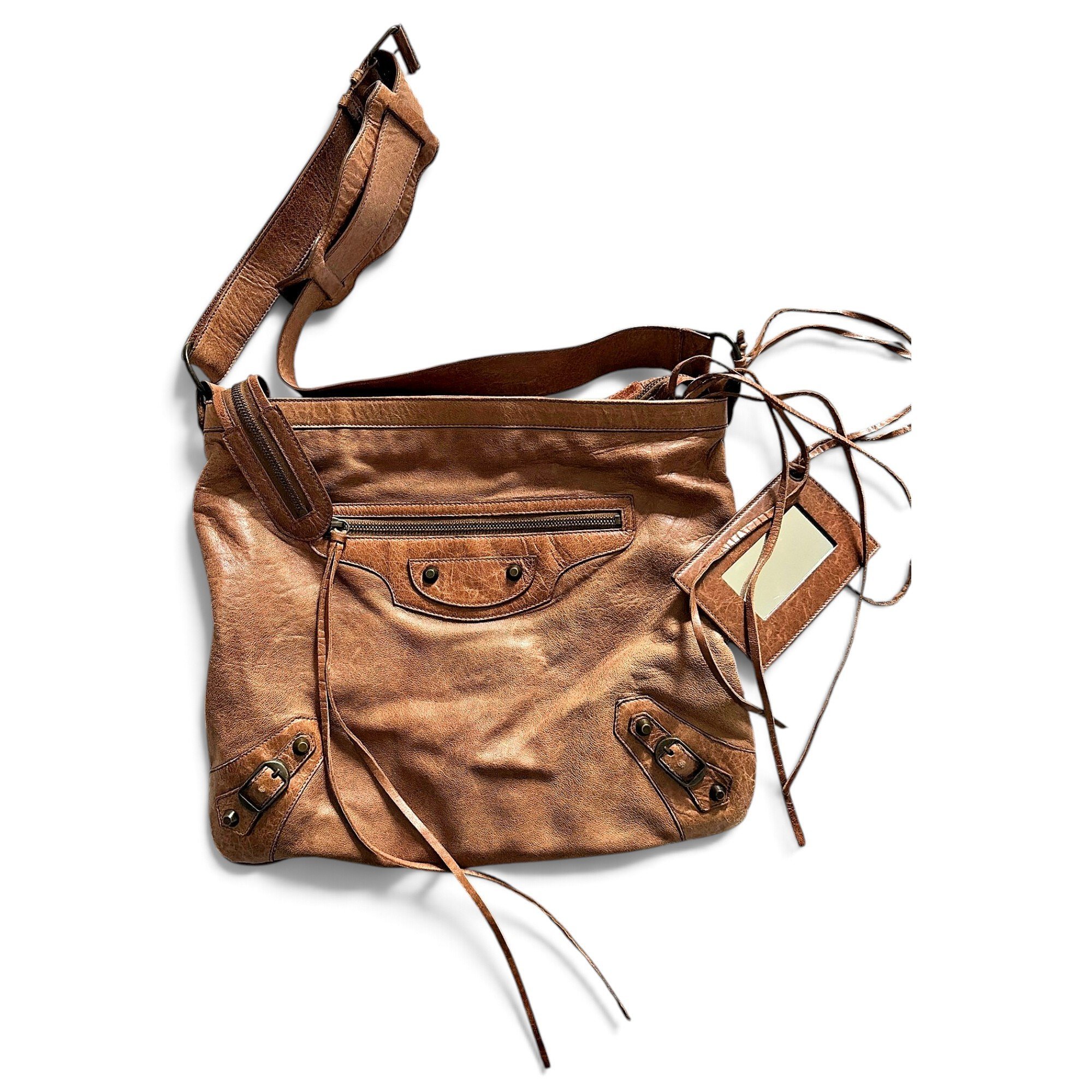 Leather handbag