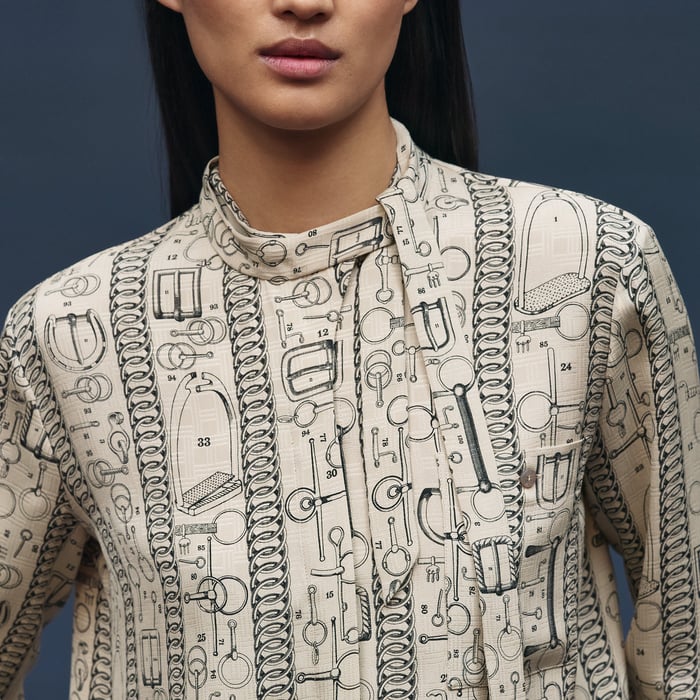Beige Pierre d'Istrie "Cahier Du Colporteur" Shirt