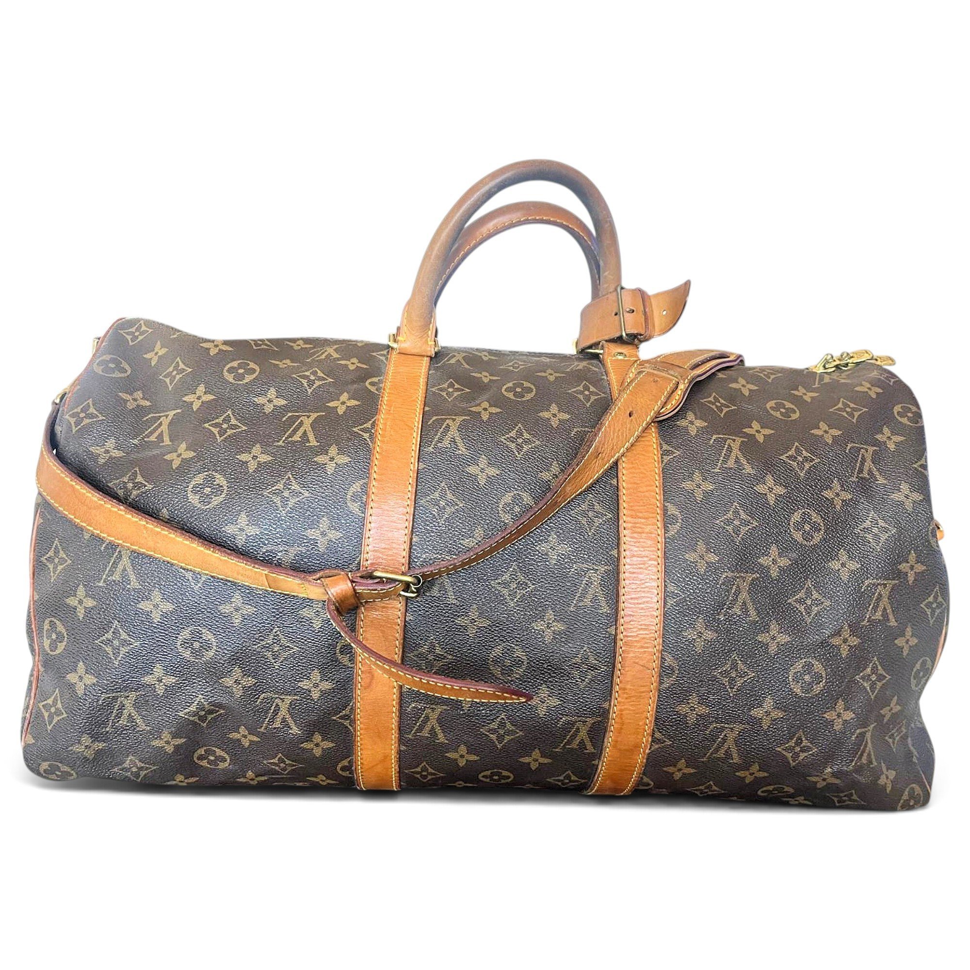 Louis Vuitton Keepall cloth travel bag