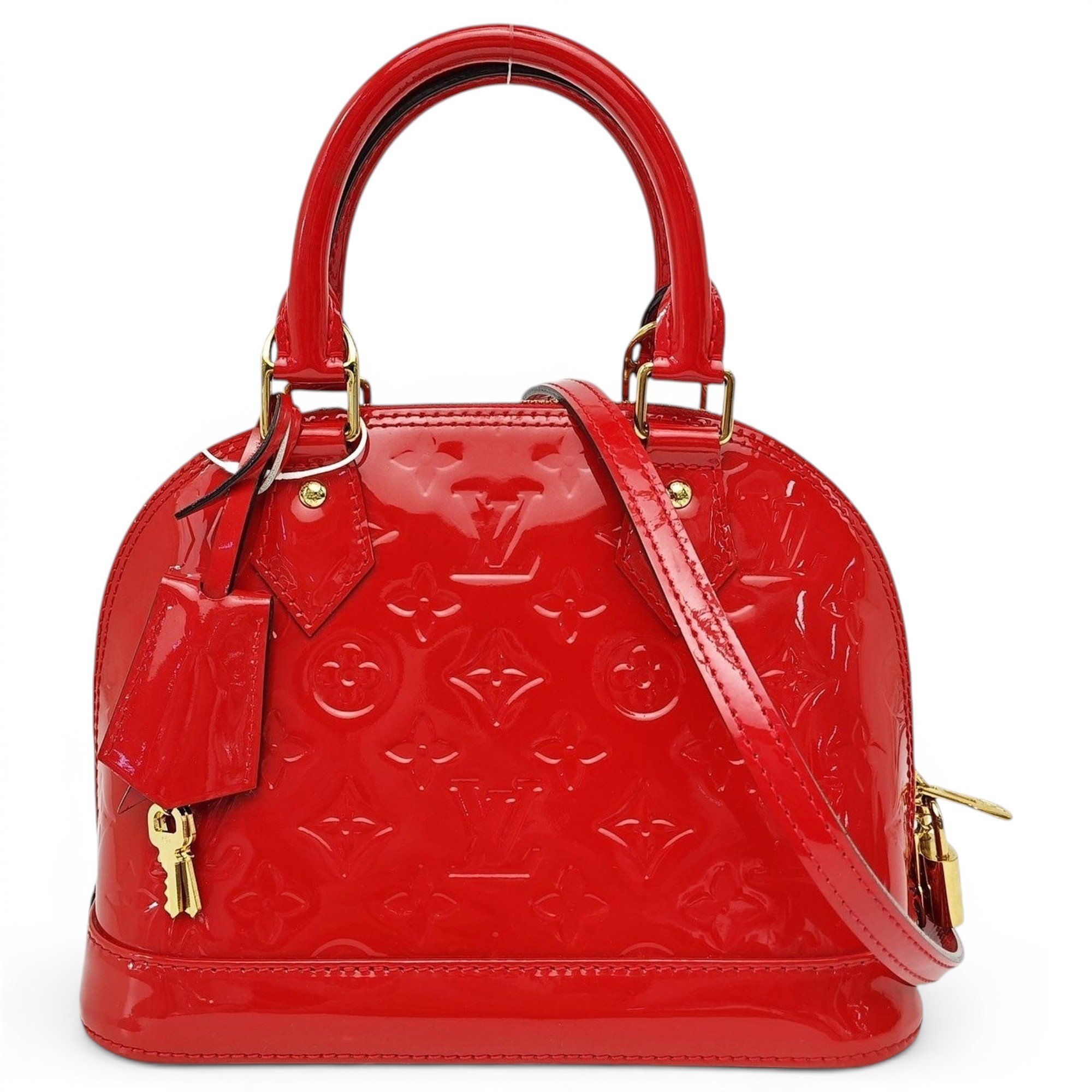 Alma patent leather handbag