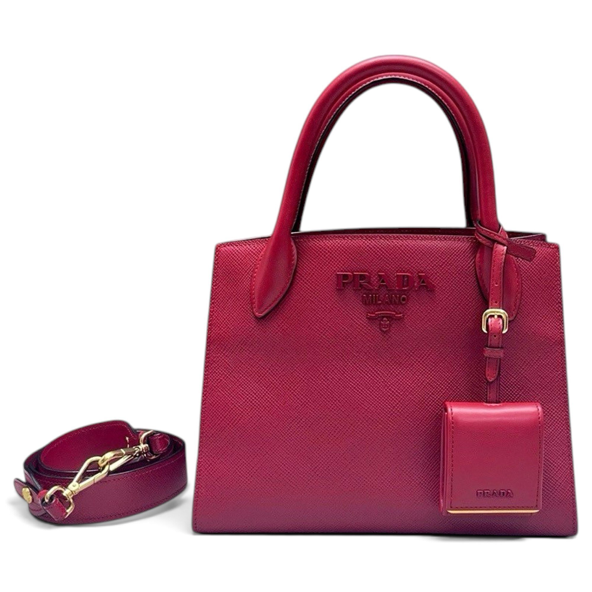 Leather handbag