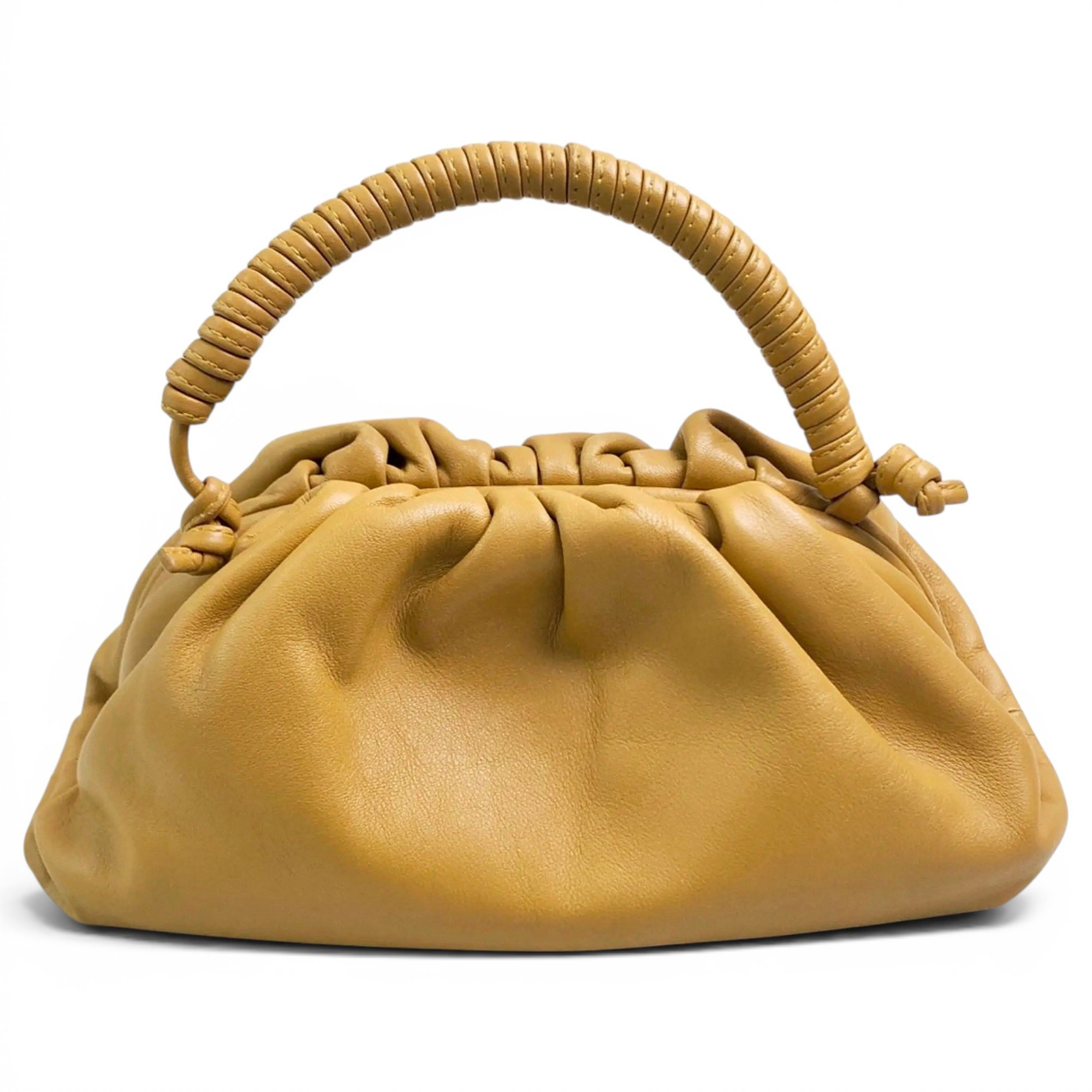 Pouch leather handbag
