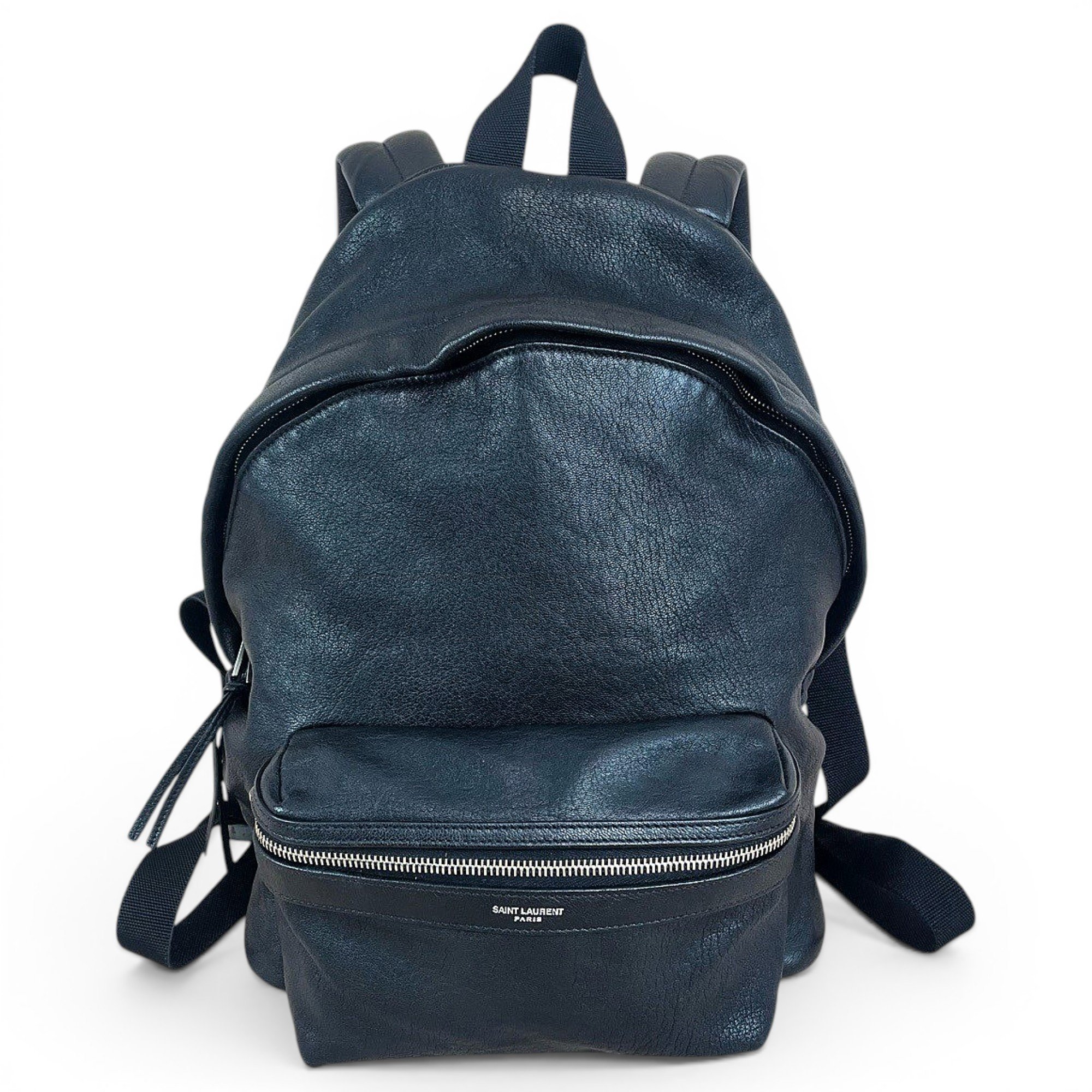 Leather backpack