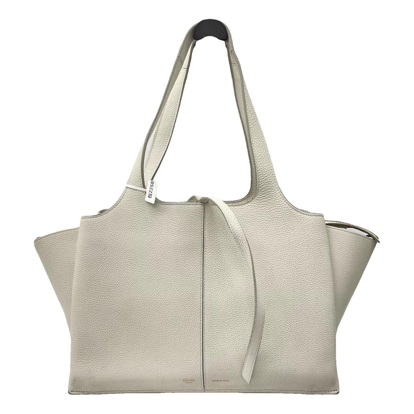 Tri-Fold leather tote