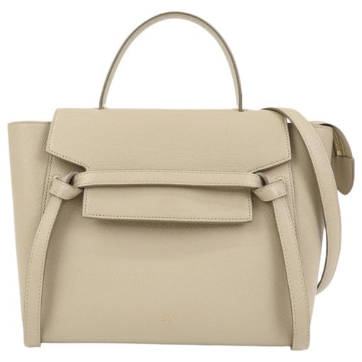 Belt leather handbag