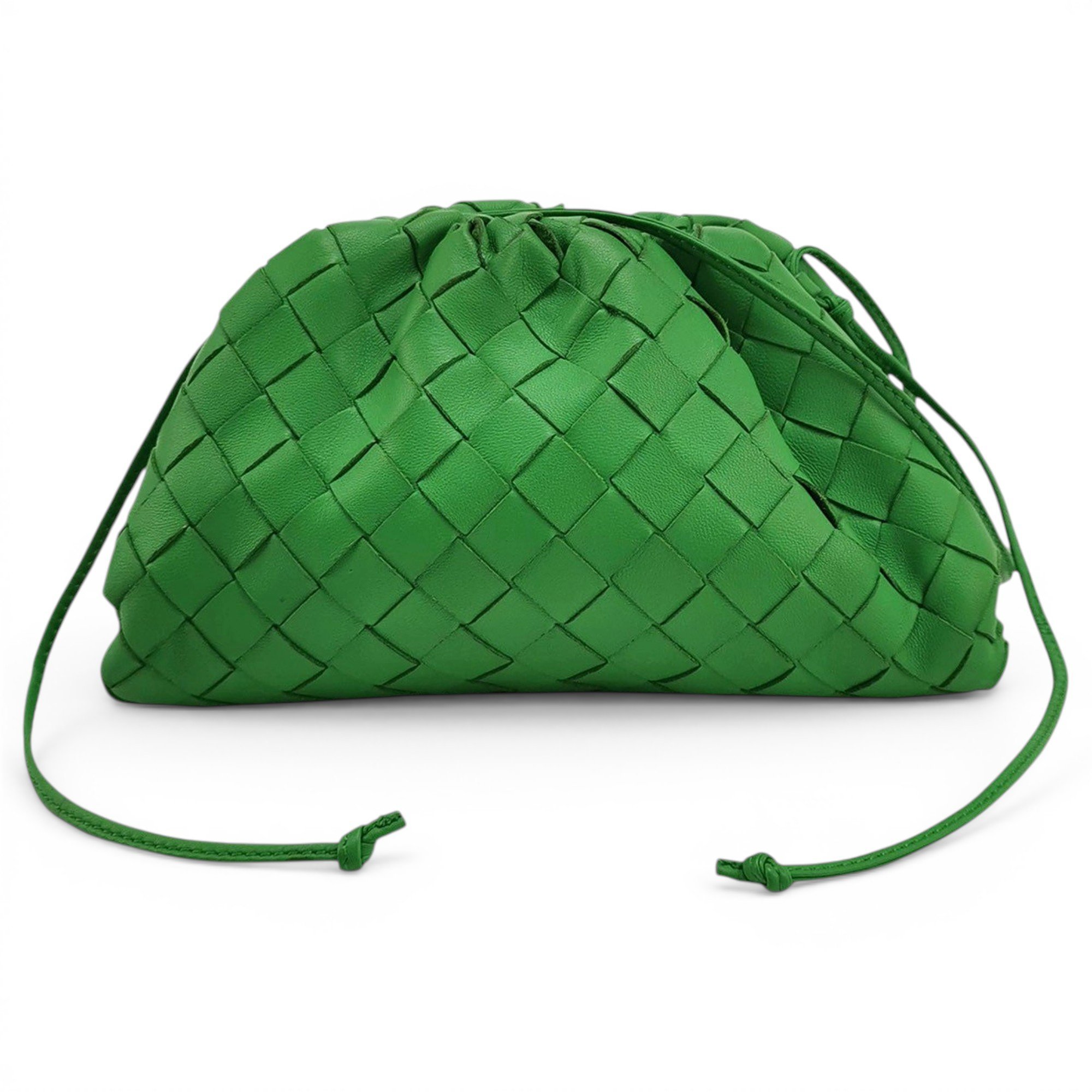Pouch leather handbag