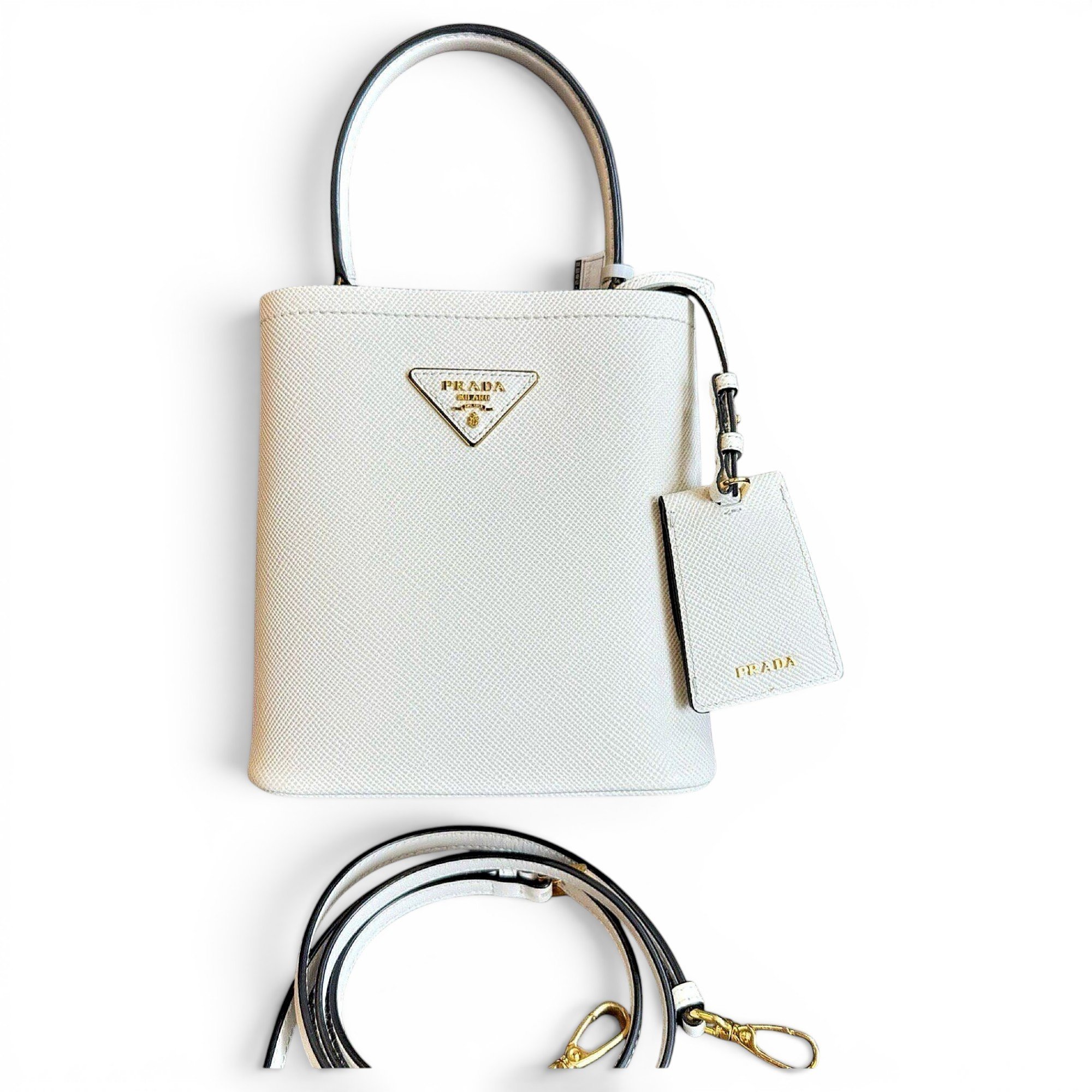 Panier leather handbag