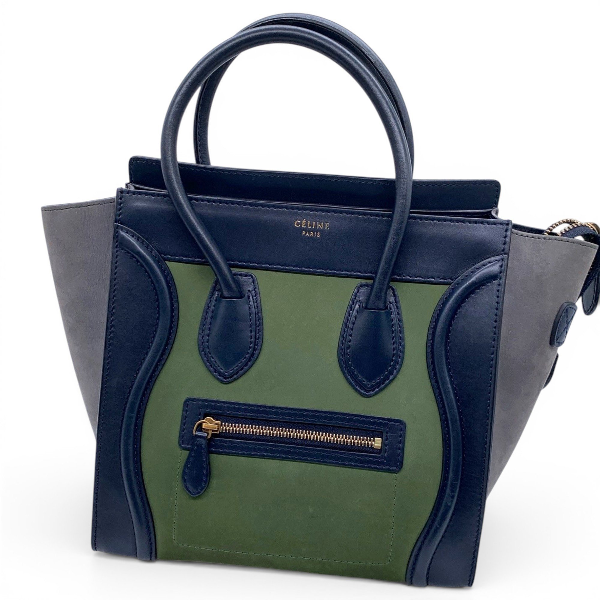 Luggage leather handbag