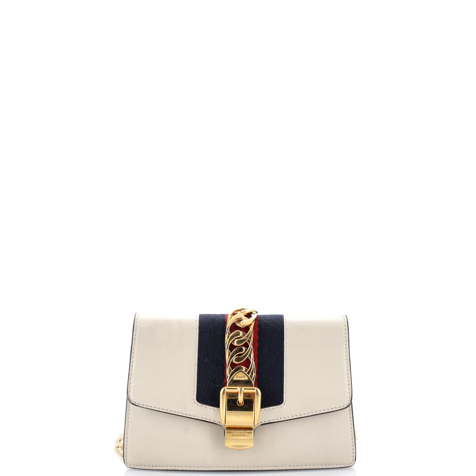 Sylvie Chain Shoulder Bag Leather Super Mini
