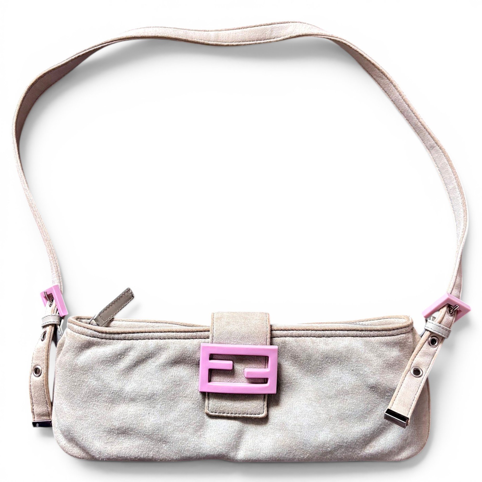 Baguette cloth crossbody bag