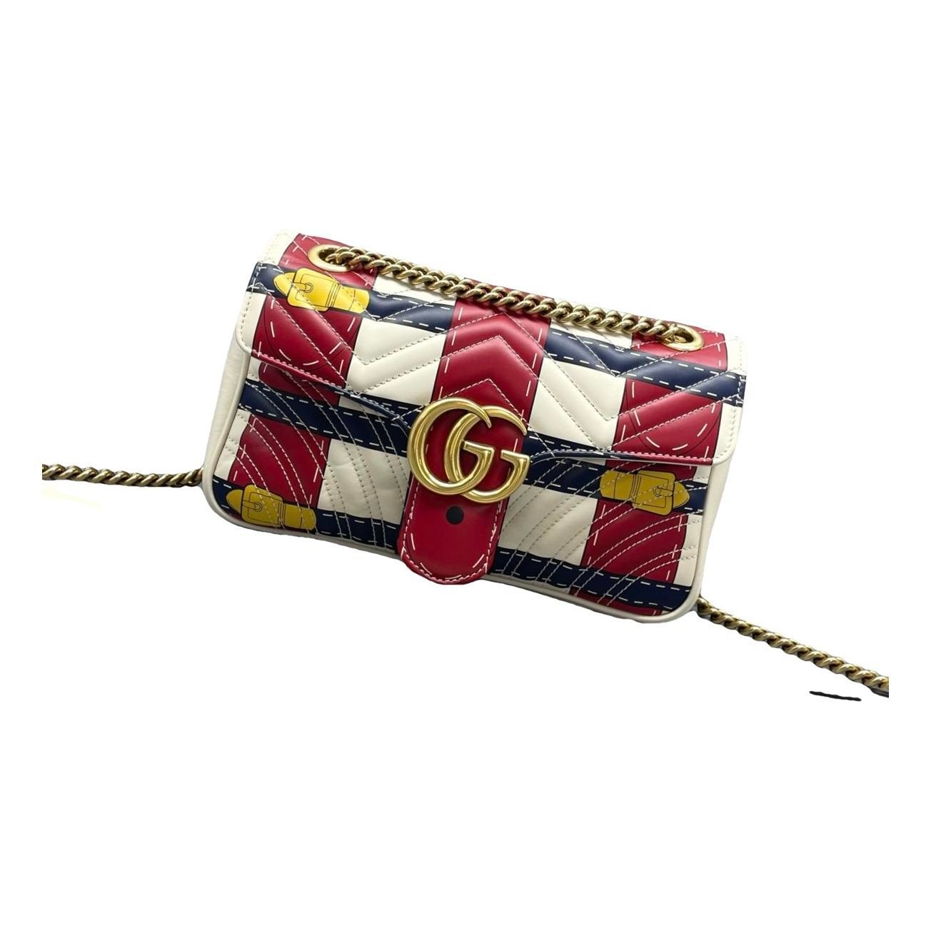 GG Marmont Flap leather handbag