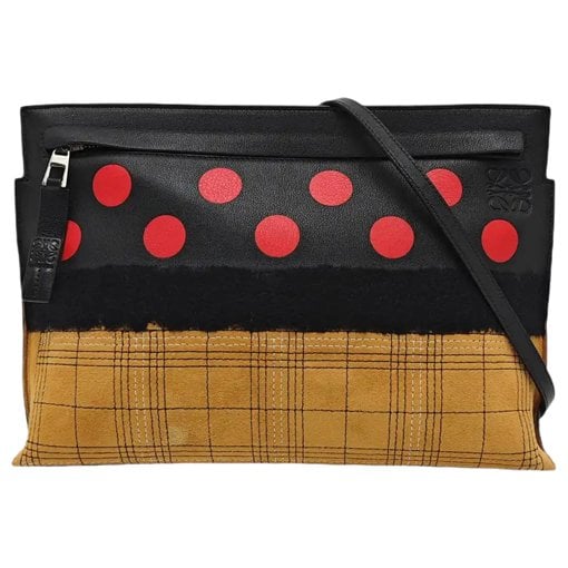 Vegan leather crossbody bag