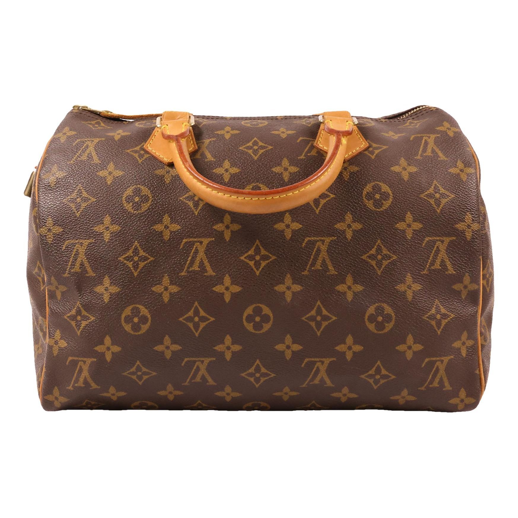 Speedy leather handbag