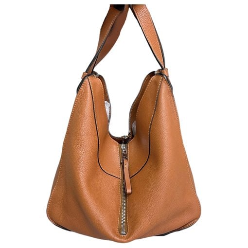 Hammock leather handbag
