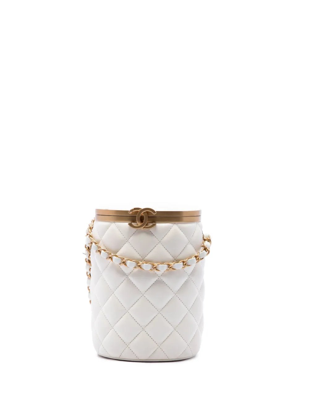 2021-2026 Small Quilted Lambskin Crown Box Bag crossbody bag