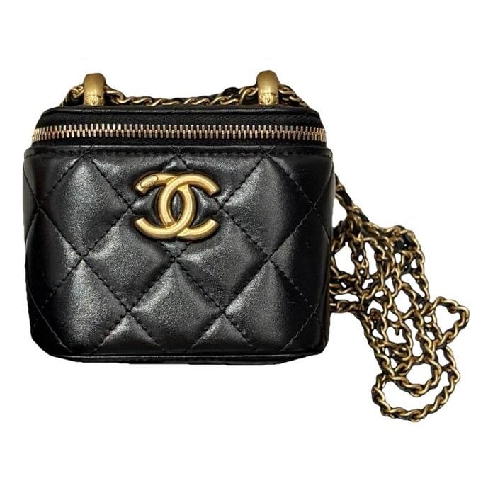 Trendy CC Vanity leather handbag