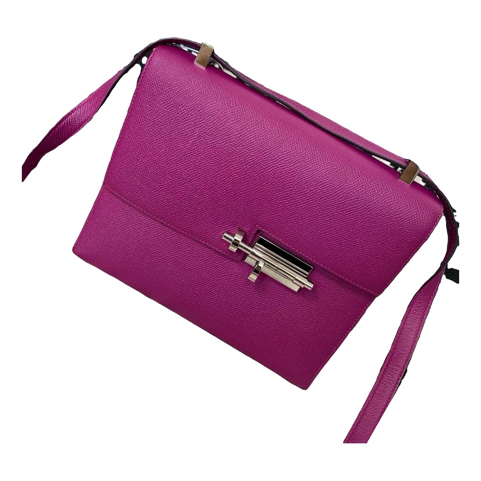 Verrou leather handbag