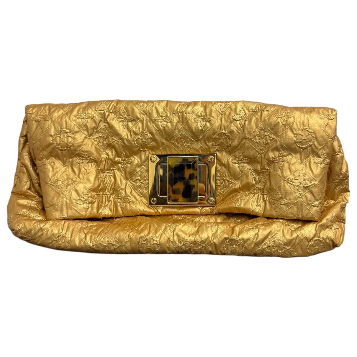 Limelight leather clutch bag