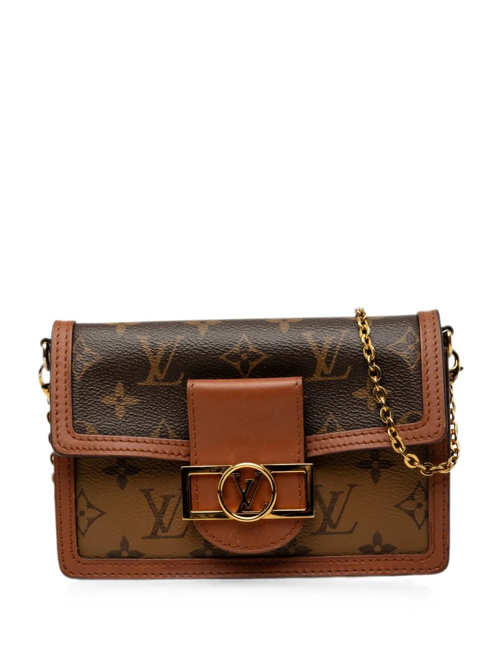 2020 Monogram Reverse Dauphine Wallet on Chain crossbody bag