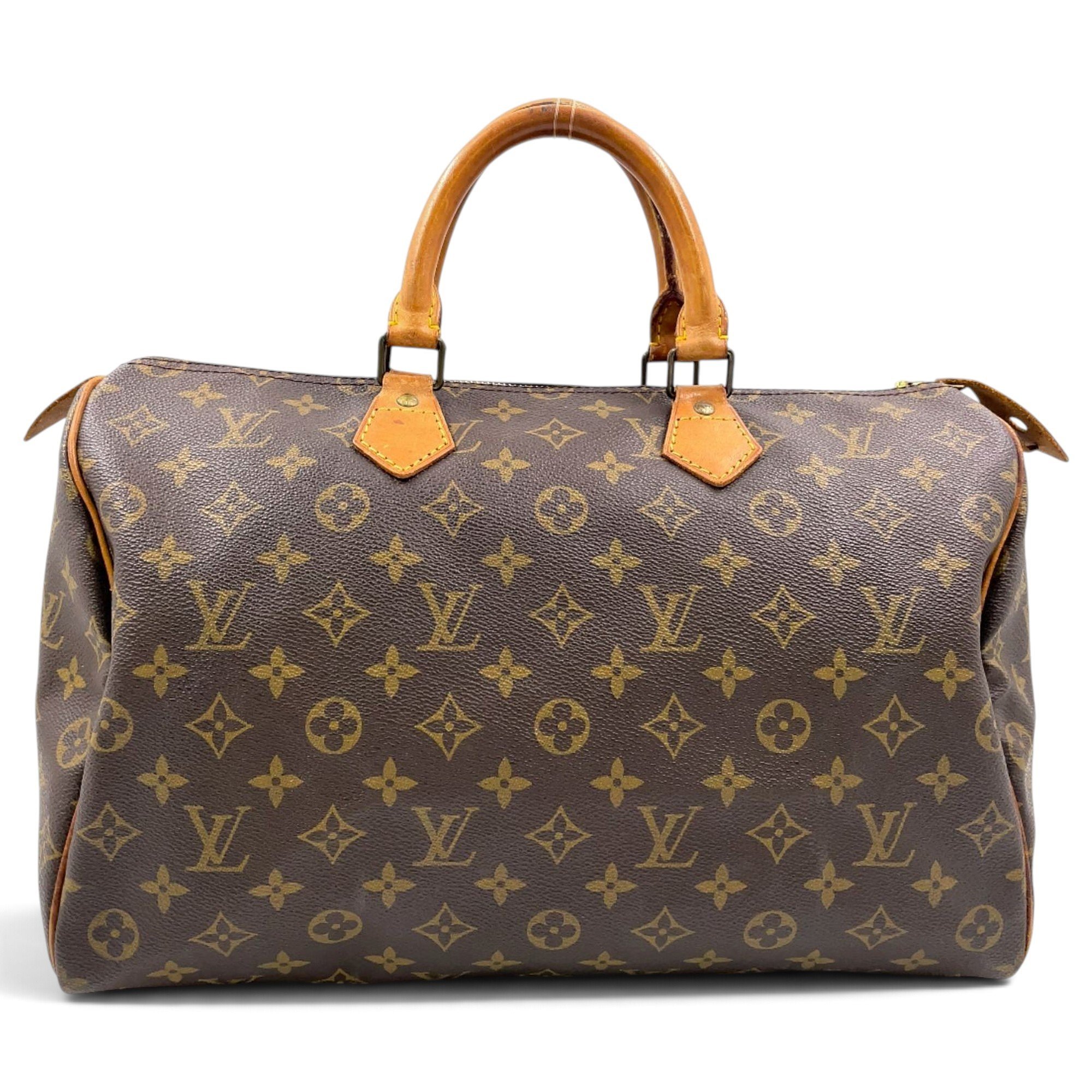 Speedy leather handbag