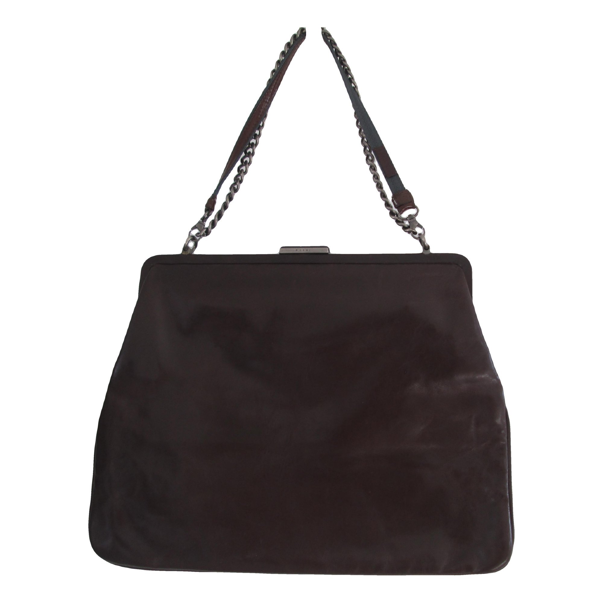 Patent leather handbag