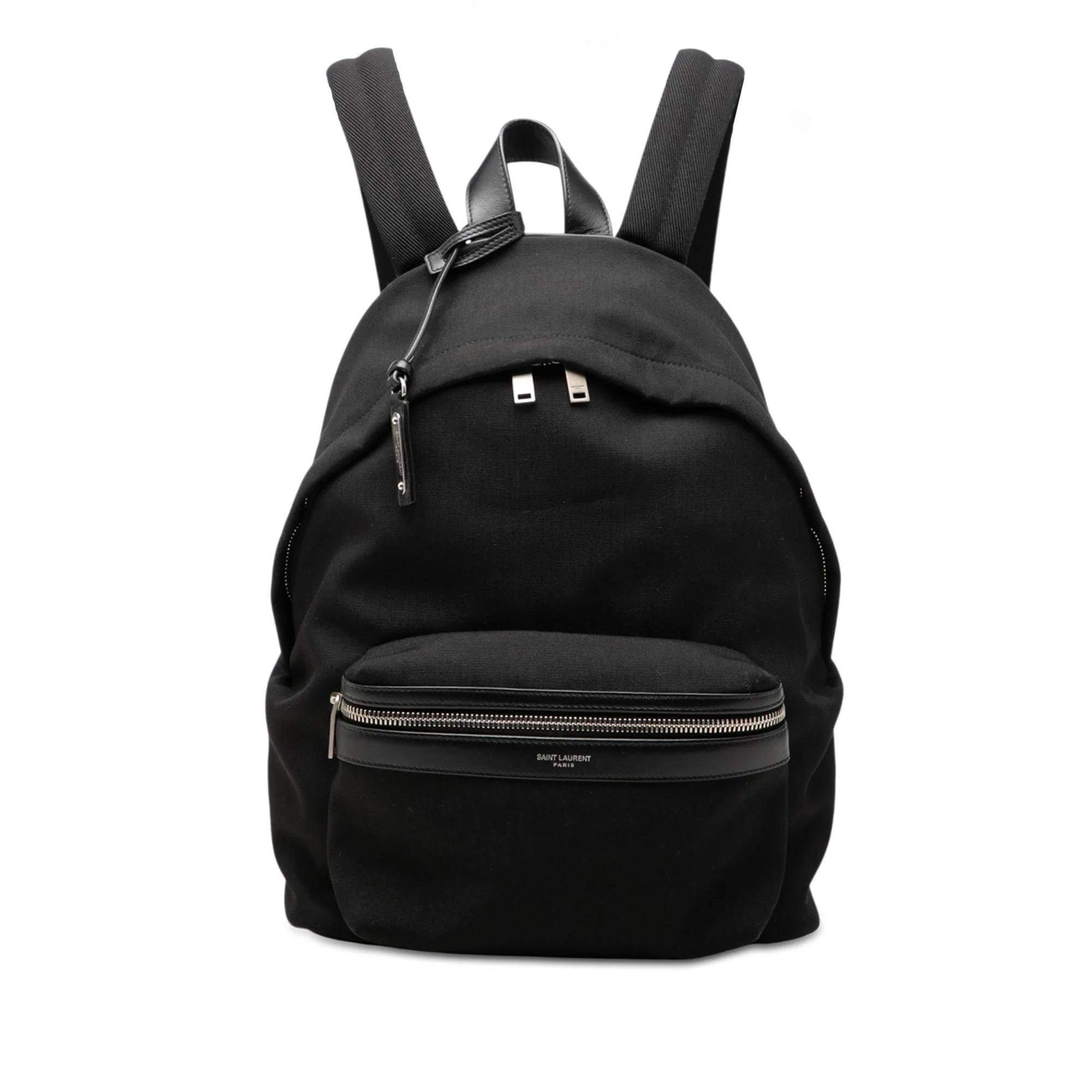 Leather backpack