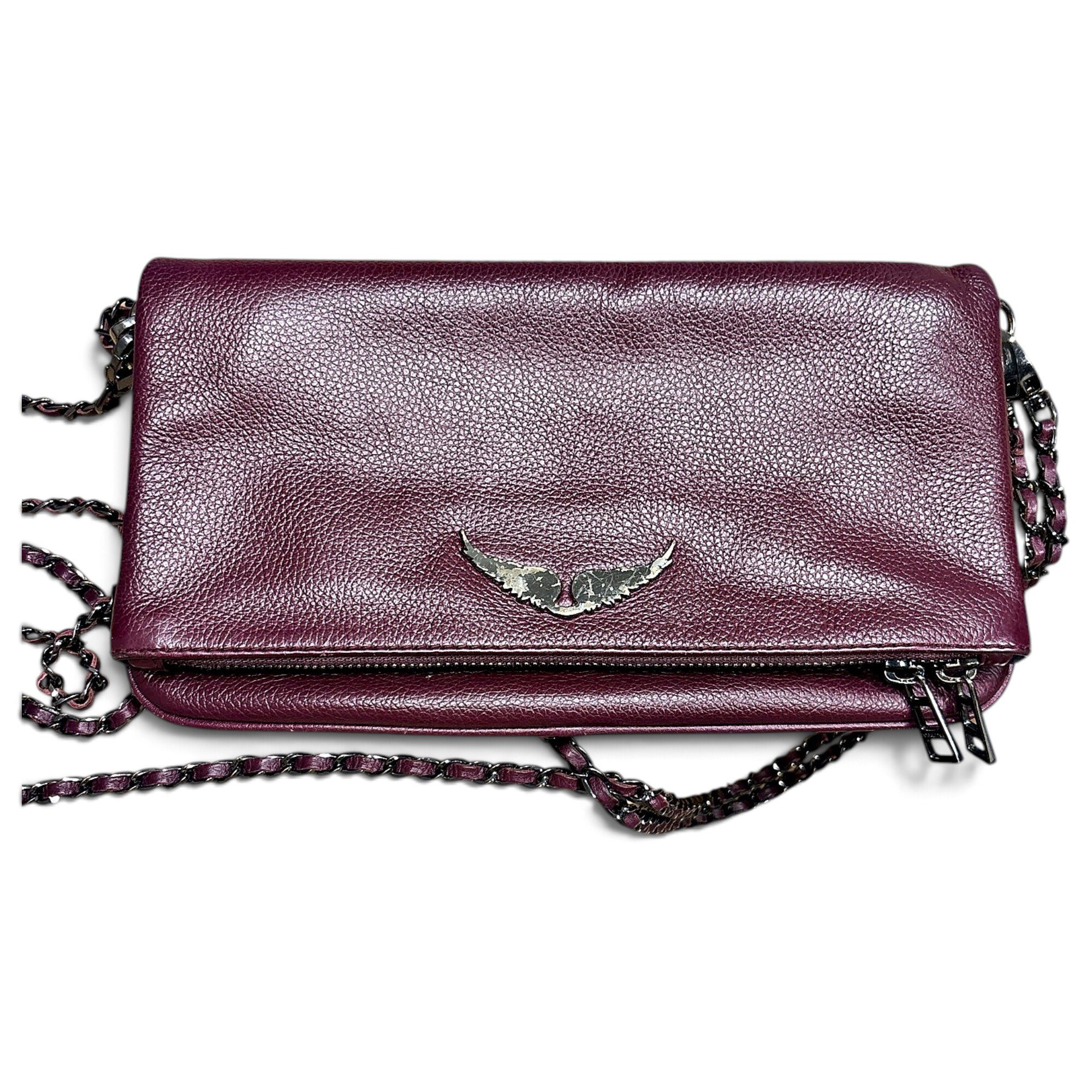 Rock leather crossbody bag