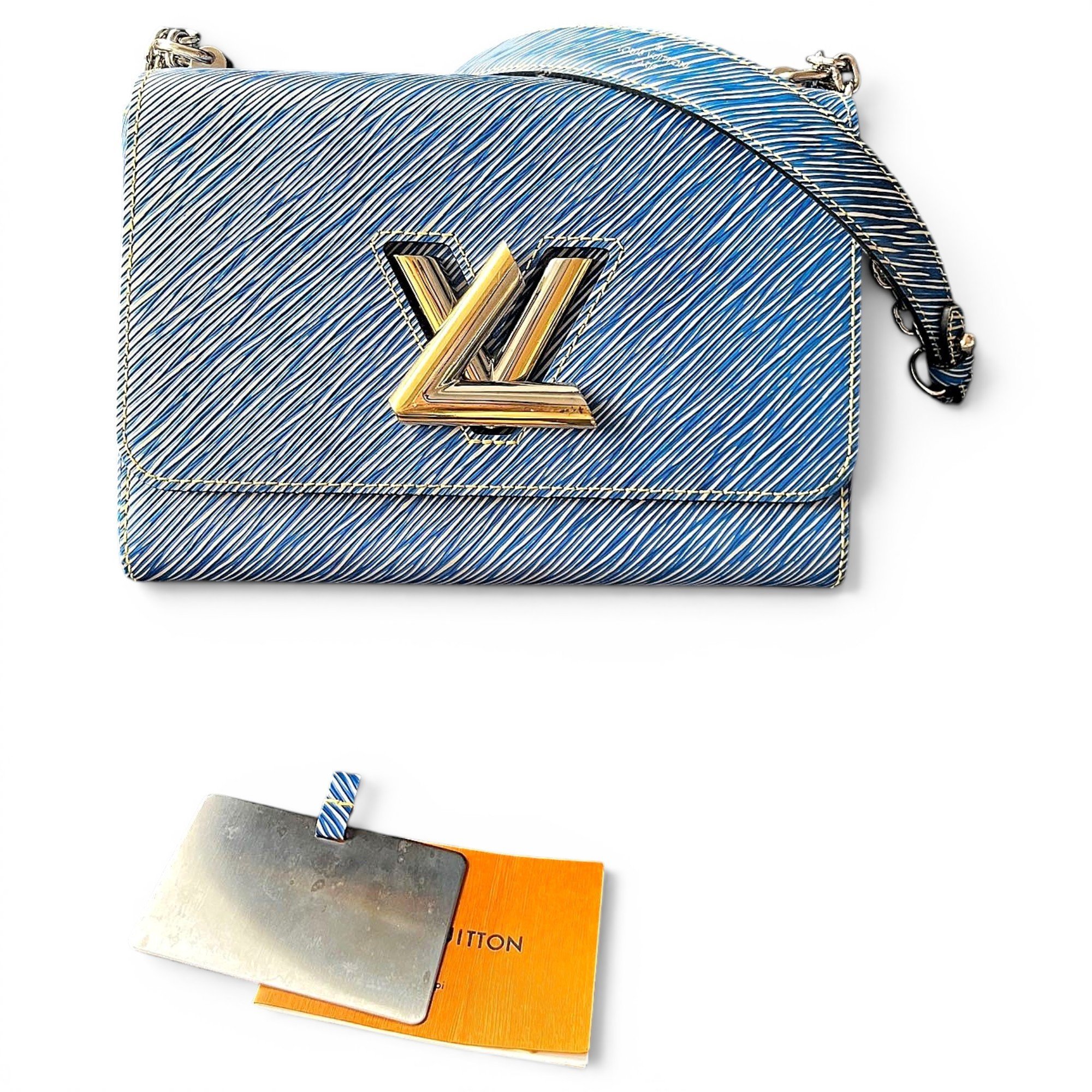 Twist leather crossbody bag