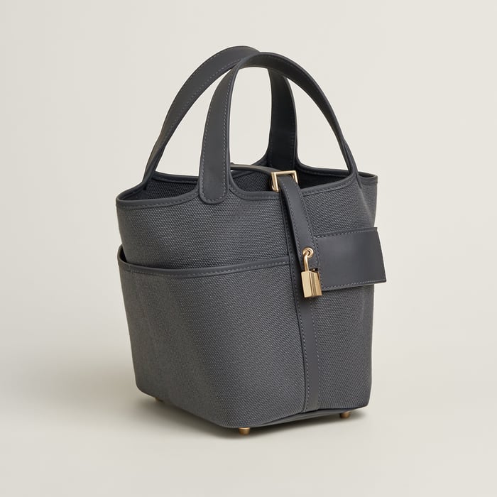 Ardoise Picotin Lock 18 Pocket Bag