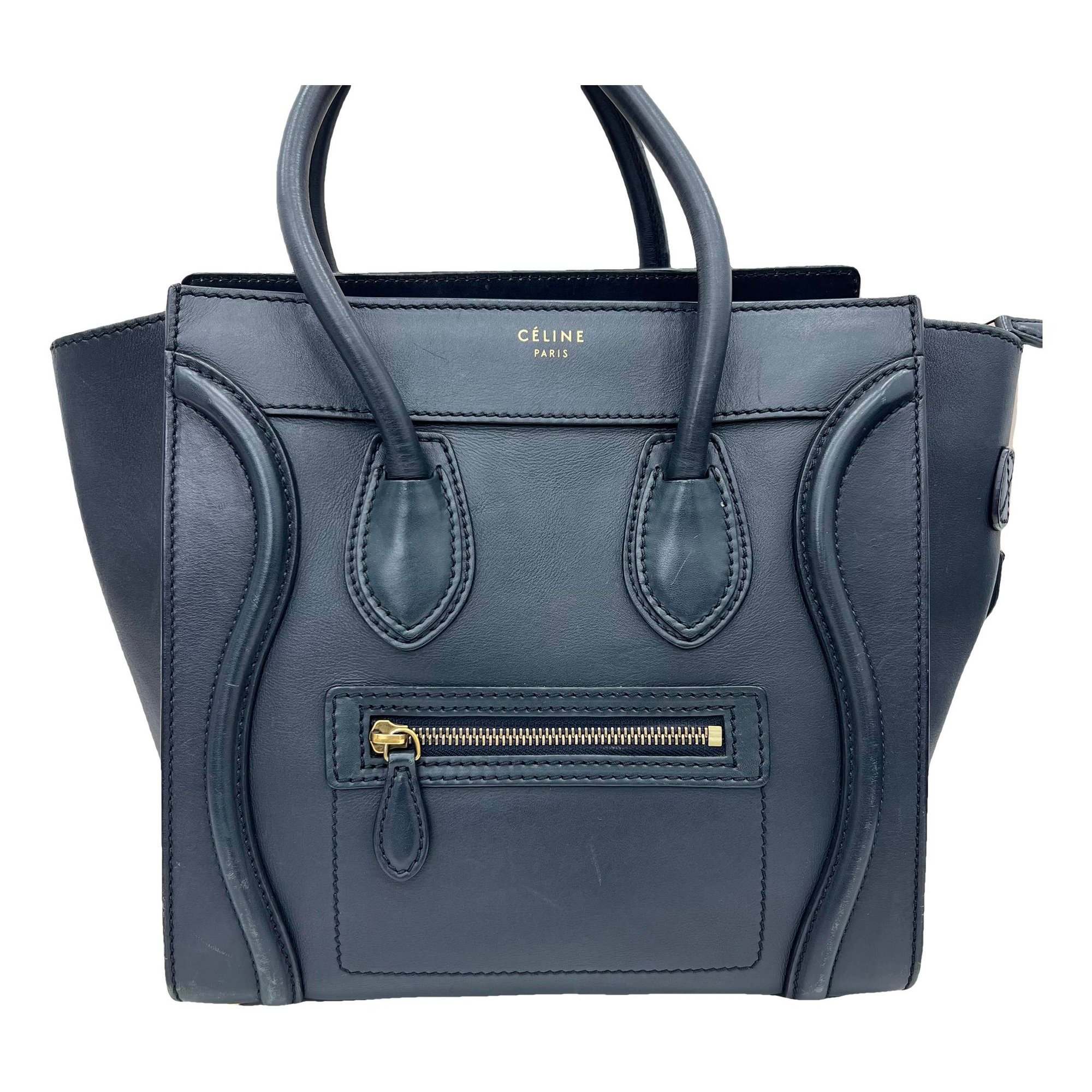 Luggage leather handbag