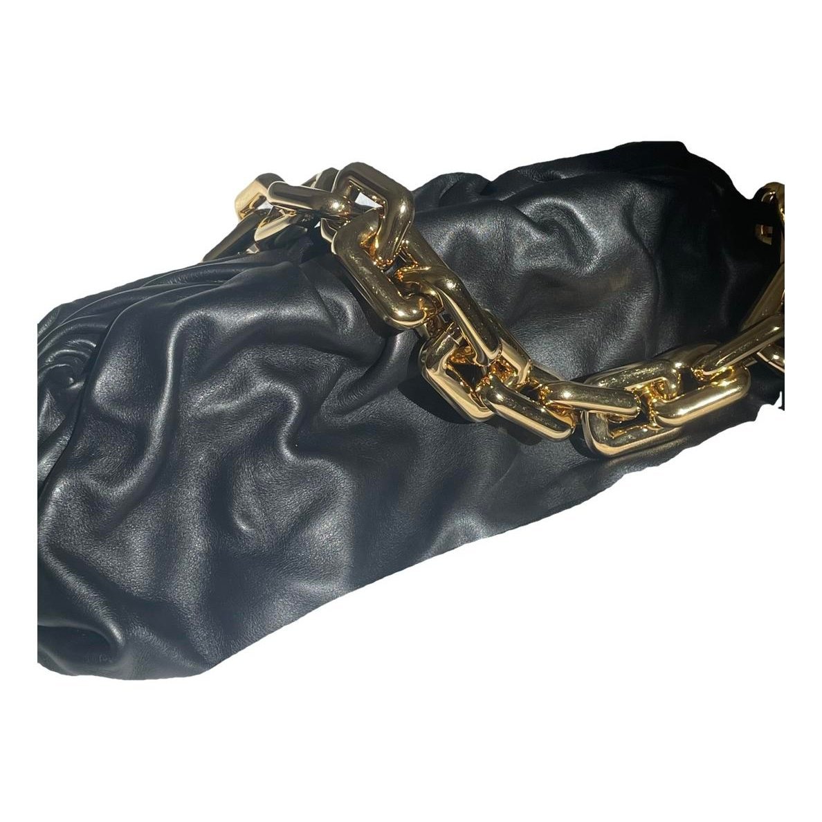 Chain Pouch leather handbag