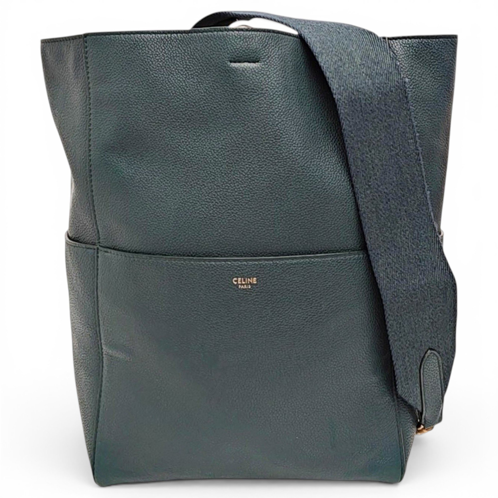 Seau Sangle leather handbag