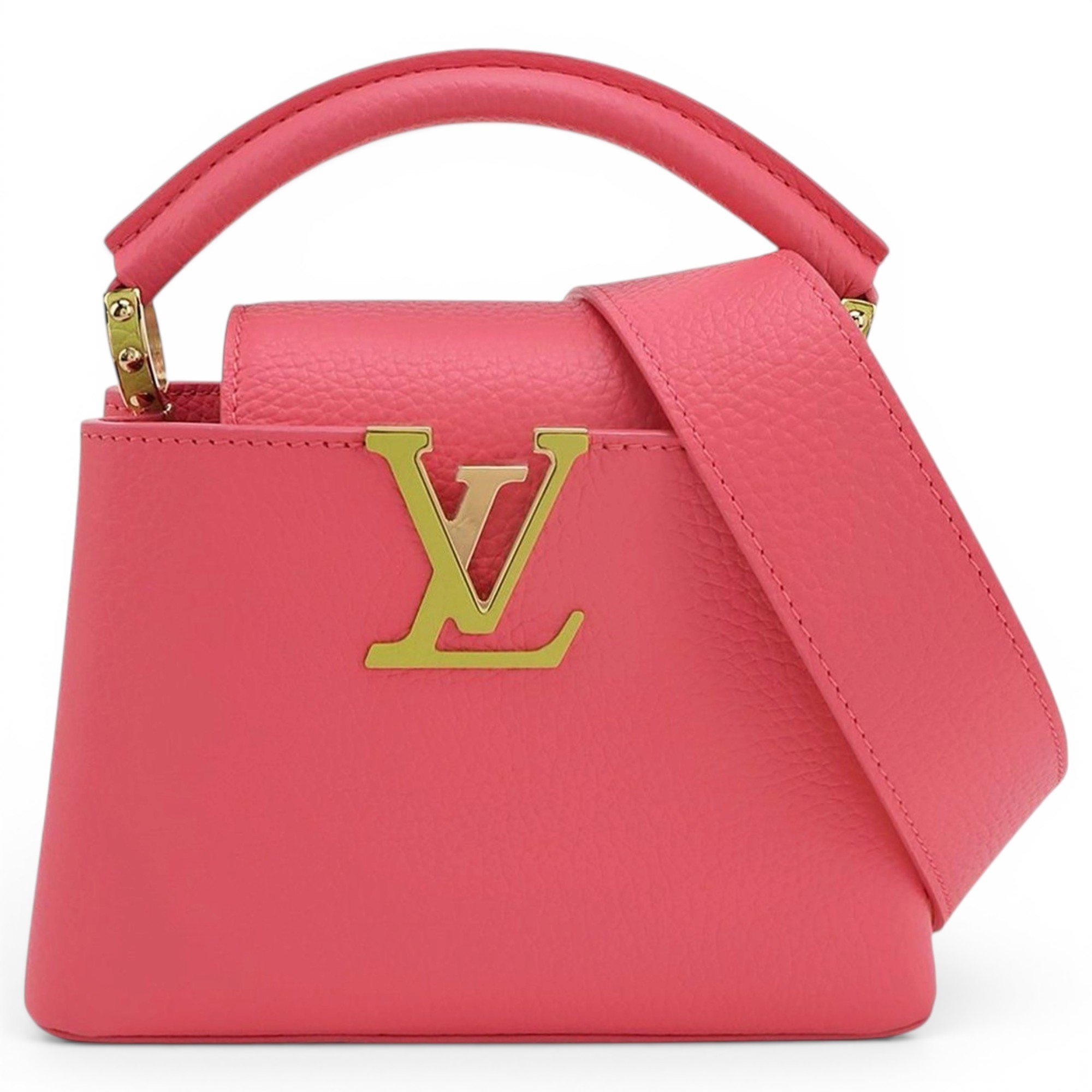 Capucines leather handbag