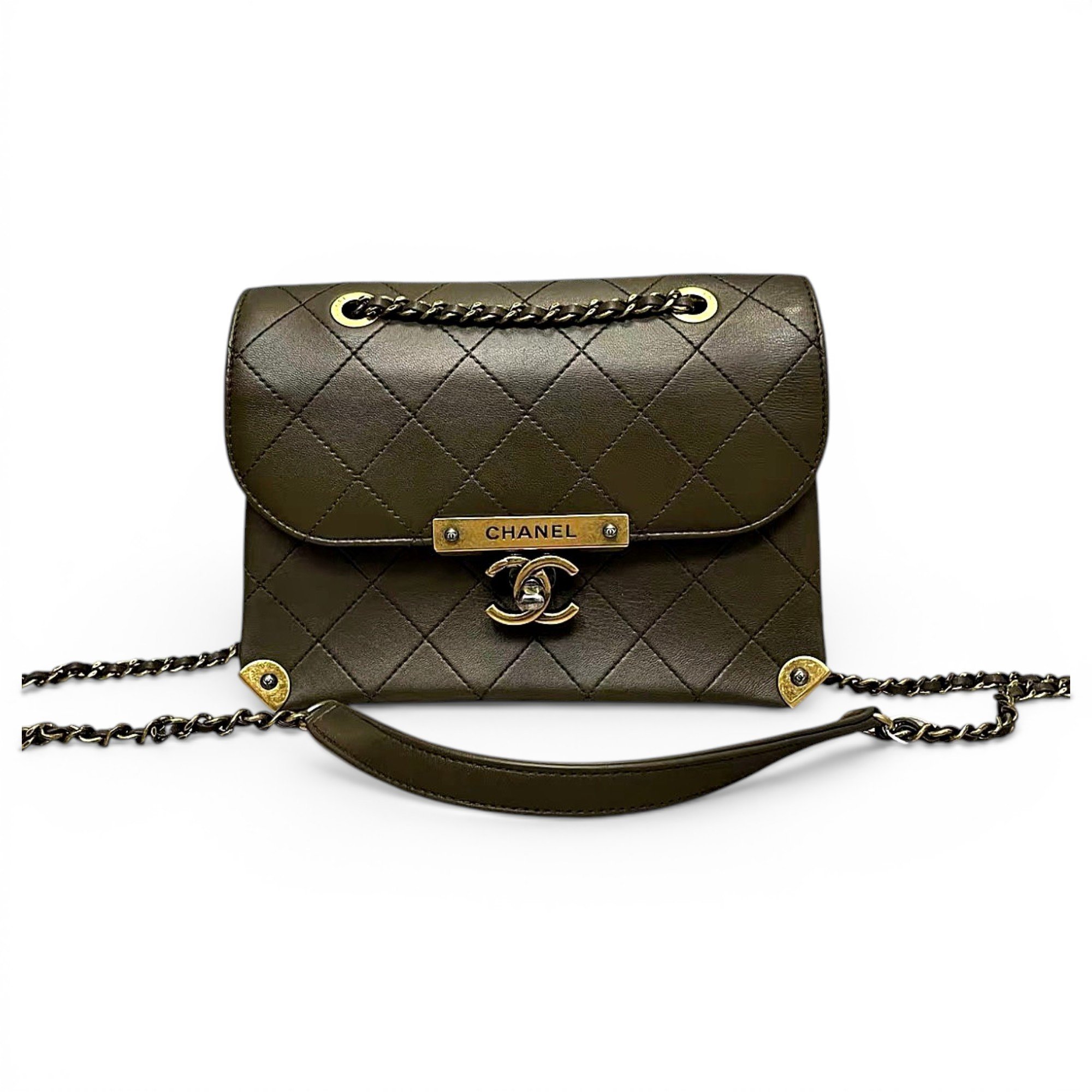 Leather crossbody bag