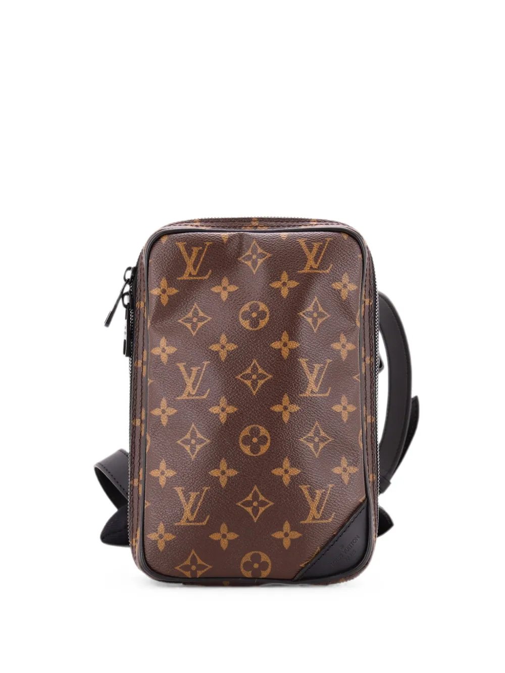 Solar Ray Utility Side Bag Monogram Canvas crossbody bag